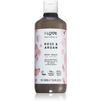 I Love Naturals Rose & Argan skanaus kvapo dušo želė rožių kvapo 500 ml