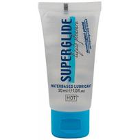 Vandens pagrindo lubrikantas "HOT Superglide Liquid Pleasure" - 30 ml (galima rinktis talpą)
