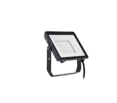 LED prožektorius PHILIPS, IP65, 50W, 3000 K, 4500 lm, juodos sp., 22,3 x 3,1 x 18,3 cm