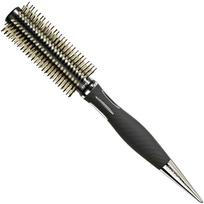Plaukų šepetys Kent Salon Curling, Straightening, Smoothing & Finishing Brush KS15 su natūraliais šereliais, 4,2 cm skersmens, apvalus