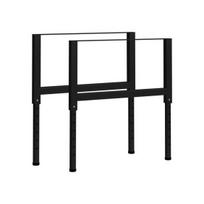 Darbastalio rėmai, 2vnt., juodi, 85x(69-95,5)cm, metalas