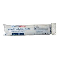 AMEDIPLUS, marlė medicininė 5mx90 cm, presuota 