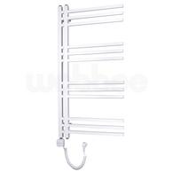 Elektrinis rankšluosčių džiovintuvas WOBBEE FLINT WHITE 50x100cm baltas kairinis su tenu su laidu