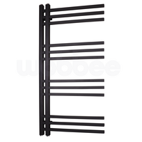 Rankšluosčių džiovintuvas WOBBEE FLINT BLACK 50x100cm juodas matinis