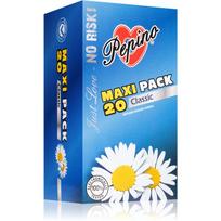 Pepino Classic prezervatyvai didelė pakuotė 20 vnt.