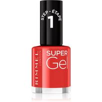 Rimmel Super Gel gelinis nagų lakas, stingstantis be UV / LED lempos atspalvis 097 Party Till Sunset 12 ml