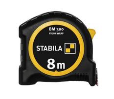 Ruletė Stabila BM300 dvipusė metrinė/colinė skalė 27mm x 8m