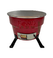 Grilius Kamado Bono Hibachi, raudona, 31 cm