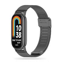 Juoda apyrankė "Tech-Protect Milaneseband" laikrodžiui Xiaomi Smart Band 8 / 9 / 10 / NFC