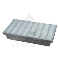 BIELBET Batų valymo vonelė 600x400x100 su cinkuoto metalo grotelėmis
