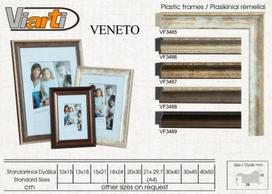 Rėmelis 21x30 plast VENETO VF3489 rudas | 26 mm