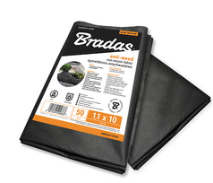 Agrotekstilė nuo piktžolių Bradas, 50 g/m², 1.1 x 5 m, neaustinė, juoda