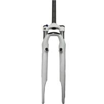 Priekinė amortizuojanti šakė 28" SR Suntour 1 1/8" V-brake stabdžiams (balta)