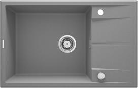 Deante granitinė virtuvinė plautuvė Deante Eridan ZQE S11B, Metallic grey