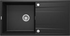 Deante granitinė virtuvinė plautuvė Deante Eridan ZQE G713, Metallic graphite