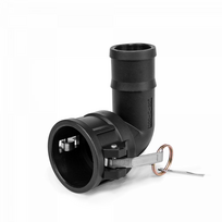 IBC alkūnė Bradas Camlock Type C lizdas 2" žarnai - PP