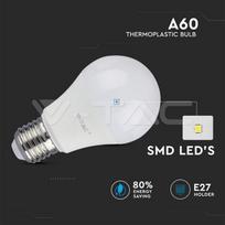 11W LED lemputė V-TAC, A60, E27, 3000K