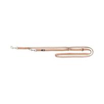 TRIXIE Premium pritaikomas pavadys, su neoprenu M-L 2m/20mm, šv. deim./karamelė