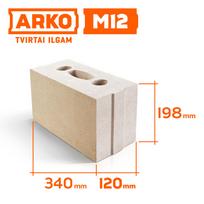 Silikatiniai blokeliai ARKO M12  340x120x198mm