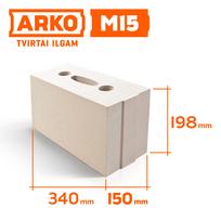 Silikatiniai blokeliai ARKO M15  340x150x198mm