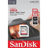 SanDisk atm. korta SD 128GB ULTRA 140MB/s
