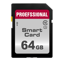 64GB SD tipo atminties kortelė - geltona