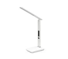 Immax 08934L - LED stalo šviestuvas su ekranu KINGFISHER LED/9W/230V baltas