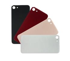 iPhone 8 galinis stiklas dangtelis HQ (su didesne ertme kamerai) Black