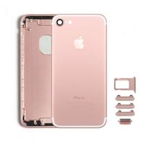iPhone 7 korpusas su mygtukais ir sim kortelės laikikliu Rose gold