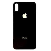iPhone X galinis stiklas dangtelis HQ (su didesne ertme kamerai) Black
