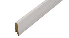 MDF grindjuostė CLIP, Balinto ąžuolo sp., 58mm aukščio, 19mm pločio, 2,4m ilgio