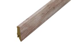 MDF grindjuostė CLIP, Windsoro ąžuolo sp., 58mm aukščio, 19mm pločio, 2,4m ilgio