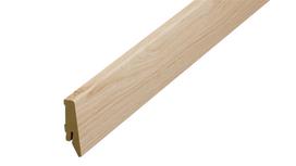 MDF grindjuostė CLIP, Savonos ąžuolo sp.,  58mm aukščio, 19mm pločio, 2,4m ilgio