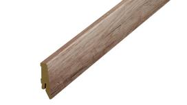 MDF grindjuostė CLIP, Paminklinio ąžuolo sp., 58mm aukščio, 19mm pločio, 2,4m ilgio