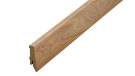 MDF grindjuostė CLIP, Passadenos ąžuolo sp., 58mm aukščio, 19mm pločio, 2,4m ilgio