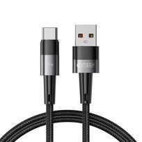 Pilkas USB kabelis "Tech-Protect Ultraboost Type-C Cable 66W/6A" 100CM