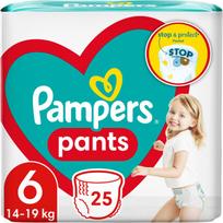 Pampers Pants Size 6 vienkartinės sauskelnės-kelnaitės 13-19 kg 25 vnt.