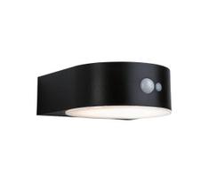 Paulmann 94570 - LED/5,5W IP44 Saulės energija įkraunamas sieninis šviestuvas su jutikliu EILEEN 3,7V