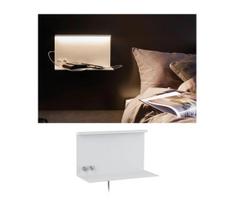 Paulmann 78919 - LED/4,5W Pritemdomas šviestuvas su lentyna ir USB + LED/1,6W 230V