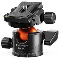 K&F Professional 35mm Metal Tripod Ball Head 360 Degree Rotating Panoramic with 1/4 inch Quick Release Plate
