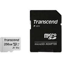Atminties kortelė su adapteriu MEMORY MICRO SDXC 256GB W/ADAP/C10 TS256GUSD300S-A TRANSCEND