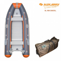 Pripučiama Motorinė Valtis KOLIBRI SL KM-360DSL Su Aliumininiu Dugnu