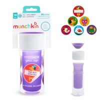 MUNCHKIN gertuvė-puodelis MY MIRACLE 360, violetinė