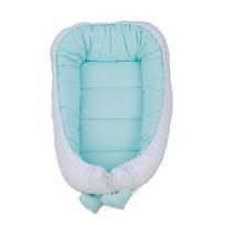 TUTTOLINA lizdelis naujagimiui Cocoon WAFEL, mėtinis-baltas