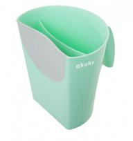 AKUKU piltuvėlis galvai skalauti MINT/GREY, A0376