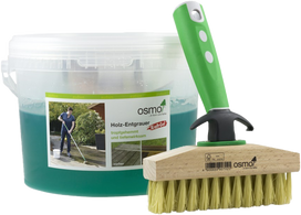Medienos atnaujinimo gelis OSMO Power Gel 6609, 2,5 l + šepetys valymui