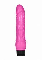 Klasikinis vibratorius "Realistic Dildo Vibe" – Rožinis, 18 cm