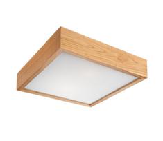 Lubinis šviestuvas OAK SQUARE 1xE27/60W/230V ąžuolas 27,5 cm