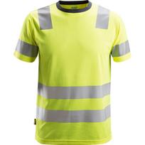 Marškinėliai 2530 AllroundWork Hi-Vis SNICKERS WORKWEAR, klasė 2 (geltoni)