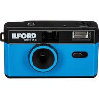 Ilford daugkartinis juostinis fotoaparatas Sprite 35-II Black&blue